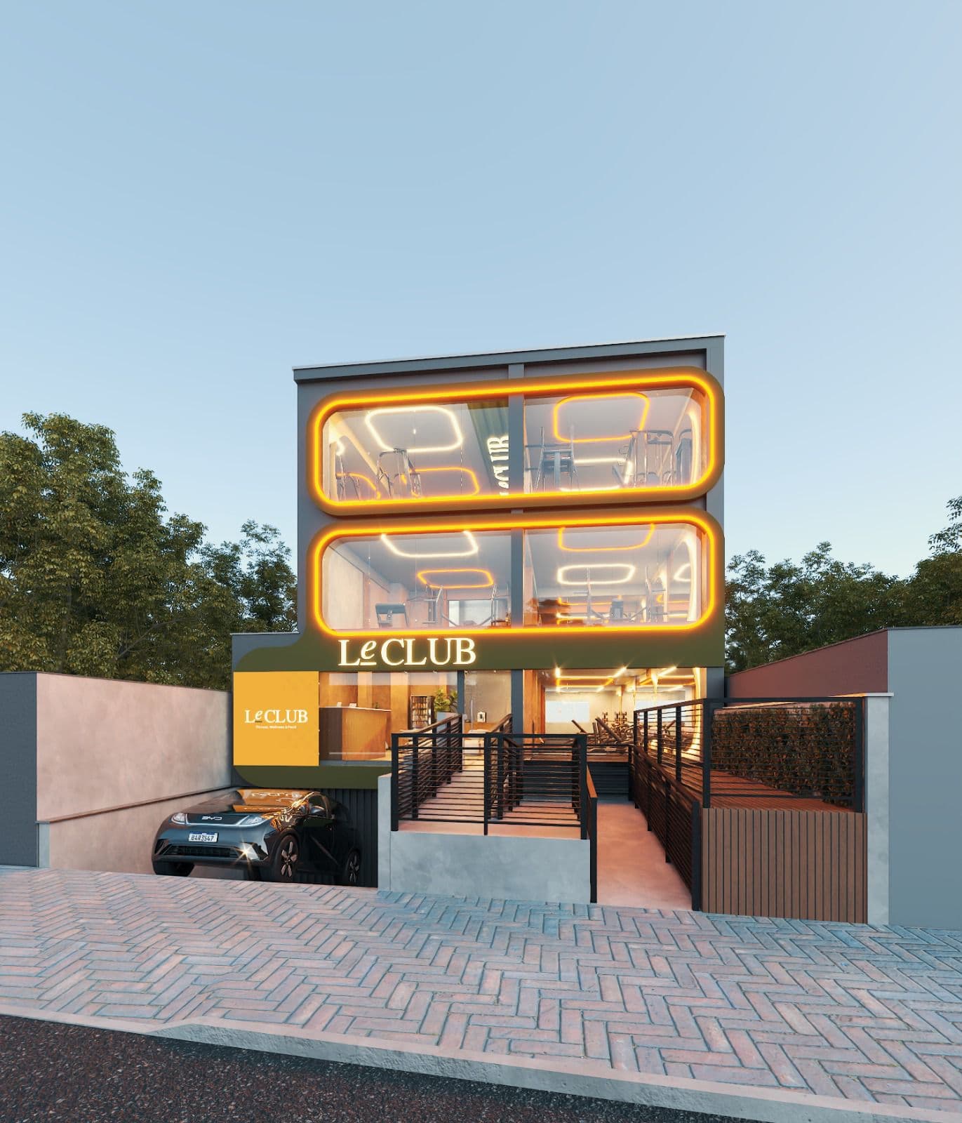 Fachada da Le Club Fitness & Wellness